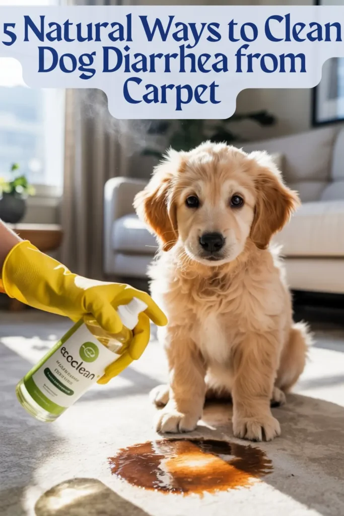 5 Natural Ways to Clean Dog Diarrhea from Carpet
