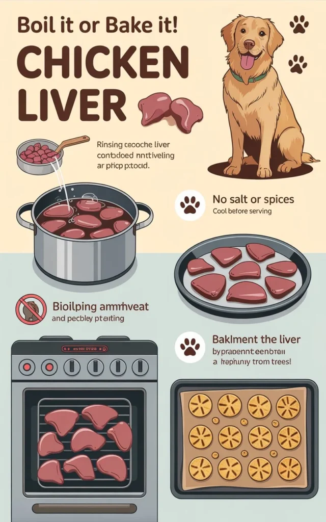 How to Cook Chicken Liver for Dogs