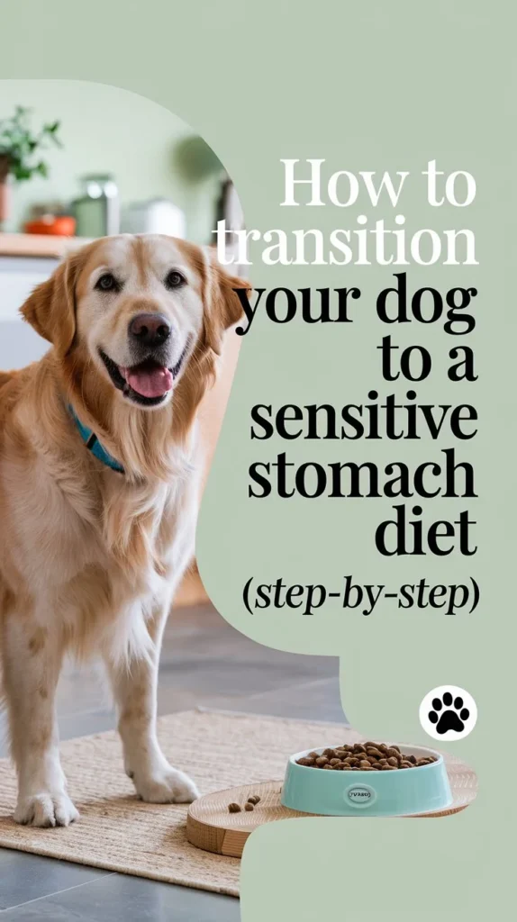How to Transition Your Dog to a Sensitive Stomach Diet