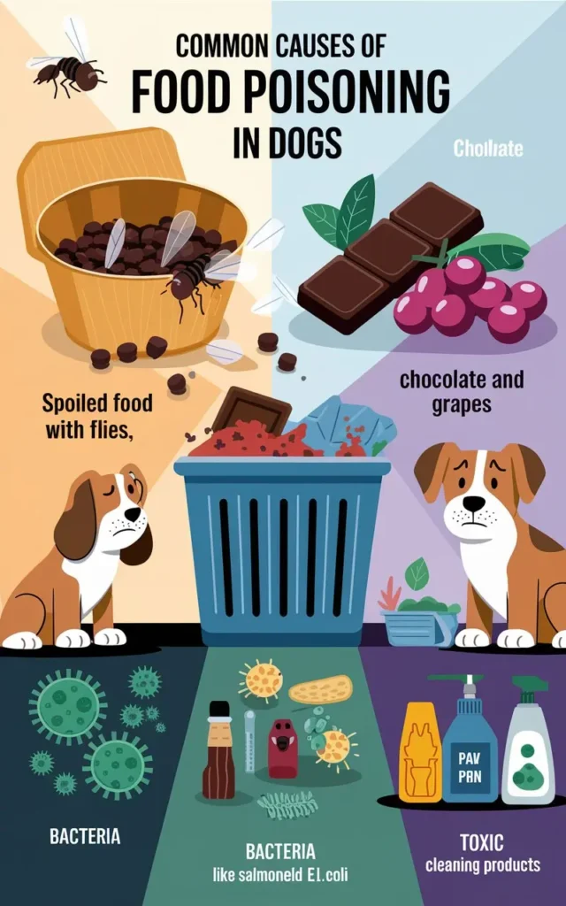 Common Causes of Food Poisoning in Dogs
