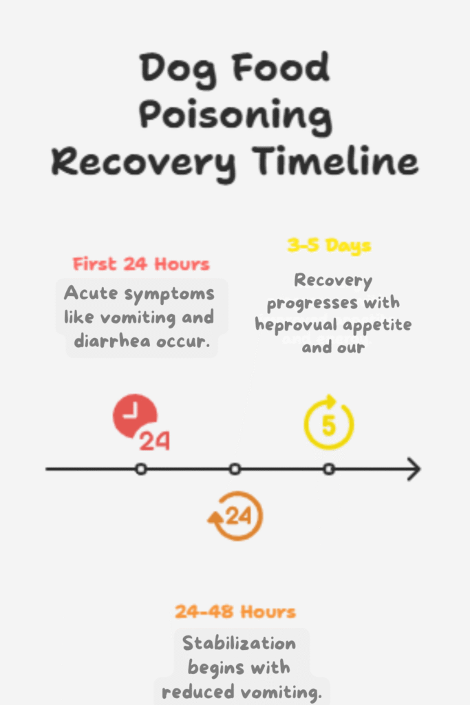 Typical Dog Food Poisoning Recovery Timeline
