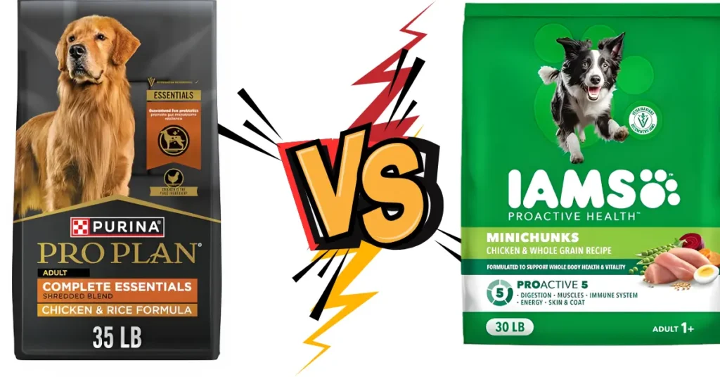 Purina Pro Plan Complete Essentials vs Iams ProActive Health